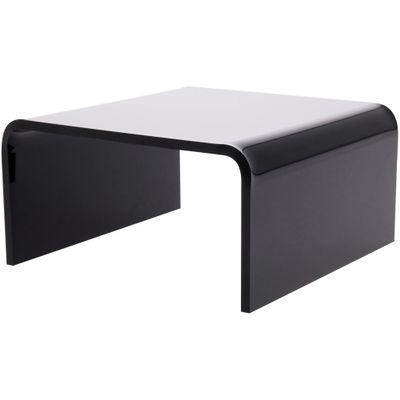 Plymor Black Acrylic Short Square Display Riser, 2.5" H x 5" W x 5" D (3/16" Thick) (6 Pack)