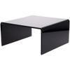 Plymor Black Acrylic Short Square Display Riser, 7" H x 14" W x 14" D (3/8" Thick) (2 Pack) view 1