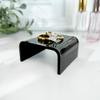 Plymor Black Acrylic Short Square Display Riser, 1" H x 2" W x 2" D (3/32" Thick) (12 Pack) view 2