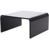 Plymor Black Acrylic Short Square Display Riser, 3" H x 6" W x 6" D (3/16" Thick) (3 Pack) view 1