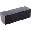 Plymor Black Polished Acrylic Rectangular Display Block, 1" H x 1" W x 3" D, Pack of 6 view 1