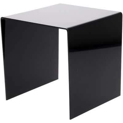 Plymor Black Acrylic Square Display Riser, 7" H x 7" W x 7" D (1/8" Thick) (3 Pack)