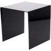 Plymor Black Acrylic Square Display Riser, 7" H x 7" W x 7" D (1/8" Thick) (3 Pack) view 1