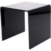 Plymor Black Acrylic Square Display Riser, 6" H x 6" W x 6" D (3/16" Thick) (12 Pack) view 1