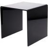 Plymor Black Acrylic Square Display Riser, 8" H x 8" W x 8" D (1/4" Thick) view 1