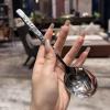 YZFEIJDNA Stainless steel spoons, ice crack spoons, stone pattern spoons, Western restaurant rice spoons, household spoons, dessert spoons, spoons view 3