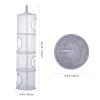 ULTECHNOVO Space-saving Hanging Storage Basket Mesh Drying Net for Socks Underwear Clothes 3 Pcs Toy Organizer view 2