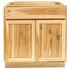 Quicklock RTA (Ready-to-Assemble) | Base Kitchen Cabinets - Shaker Style | Made in America (Rustic Hickory, 33" Wx34.5 Hx24 D Base) view 2