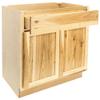 Quicklock RTA (Ready-to-Assemble) | Base Kitchen Cabinets - Shaker Style | Made in America (Rustic Hickory, 33" Wx34.5 Hx24 D Base) view 4