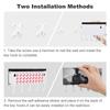 WYUSPGK Home Wall Mounted Key Hangers Holder,Steam Train Clouds Print Hooks Envelope Organizer Rack,Home Decoration for Offices view 3