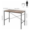SONGCHAO Corner Desk Simple Writing Desk, Multifunctional Computer Desk, Home Office Furniture, Sturdy Laptop Workstation, Simple Dresser Computer Desk view 2