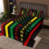 American Flag Juneteenth Bedspread Queen Size,Pride Freedom Black Skin Girl Coverlet Set,Girls Boys Women Room Decor,Afro Africa Women Quilted Coverlet,Red Yellow Green Bedding Quilt,2 Pillowcases view 1