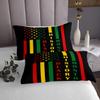 American Flag Juneteenth Bedspread Queen Size,Pride Freedom Black Skin Girl Coverlet Set,Girls Boys Women Room Decor,Afro Africa Women Quilted Coverlet,Red Yellow Green Bedding Quilt,2 Pillowcases view 3