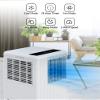 GAOMON 8,000 BTU Portable Air Conditioner, 4 Modes, 2 Wind Speeds, with Remote Control, Dehumidifier & 24 Hour Timer, Portable AC for Bedroom, Living Room, Home, Office, Studio Apartment view 2
