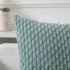 Kevin Textile Throw Pillow Covers Soft Corduroy Decorative Set of 2 Boho Striped Pillow Covers Pillowcases Farmhouse Home Decor for Couch Bed Sofa Living Room 16x16 Inch Dusty Green view 2