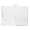NPQPNAFC Round Cotton Pads Holder Cotton Balls Swab Holder Containers with Lid Q- tip and Cotton Ball Holder Makeup Pad Box Cosmetic Storage Case Acrylic Crystal Clear Boxes view 1