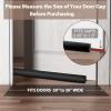 FOHOM Under Door Draft Stopper for Bottom of Door,Door Noise Stopper Blocker Cold Air Light Smell Sound Double Side Door Sweep, 30'' to 36'' Adjustable Gap Filler view 2