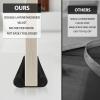 FOHOM Under Door Draft Stopper for Bottom of Door,Door Noise Stopper Blocker Cold Air Light Smell Sound Double Side Door Sweep, 30'' to 36'' Adjustable Gap Filler view 4