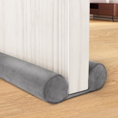 FOHOM Under Door Draft Stopper for Bottom of Door,Door Noise Stopper Blocker Cold Air Light Smell Sound Double Side Door Sweep, 30'' to 36'' Adjustable Gap Filler