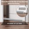 FOHOM Under Door Draft Stopper for Bottom of Door,Door Noise Stopper Blocker Cold Air Light Smell Sound Double Side Door Sweep, 30'' to 36'' Adjustable Gap Filler view 2