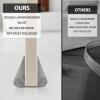 FOHOM Under Door Draft Stopper for Bottom of Door,Door Noise Stopper Blocker Cold Air Light Smell Sound Double Side Door Sweep, 30'' to 36'' Adjustable Gap Filler view 4