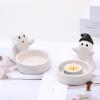 AOZMQAIV Ceramic Ghost Candle Holder Scented Candle Cute Ghost Nordic Style Ornament view 2