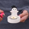 AOZMQAIV Ceramic Ghost Candle Holder Scented Candle Cute Ghost Nordic Style Ornament view 4