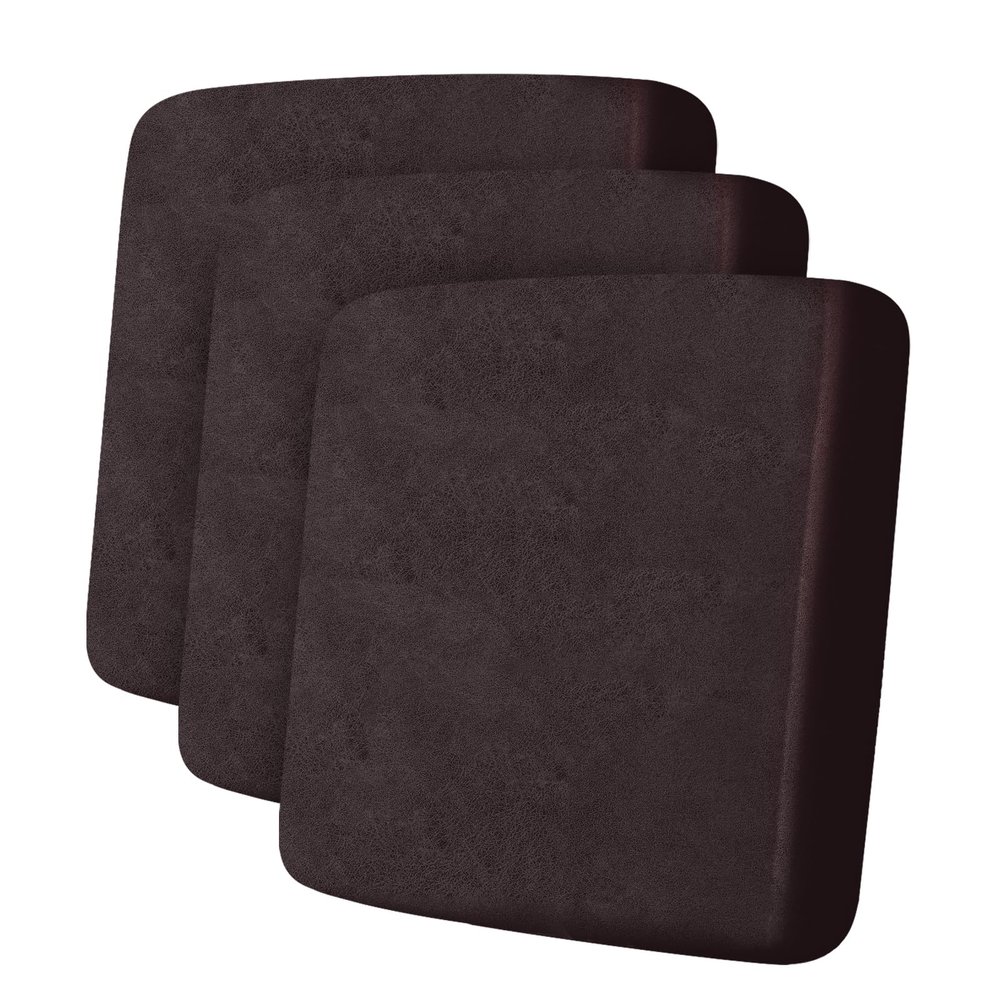 ANARACHON Leather Look Couch Cushion Covers Sofa Seat Slipcovers Sets Couches Furniture Protector for Sectional Armchair Loveseat Pets Kids Stretch Spandex Fabric (3 Cushion XL Sofa, Chocolate)