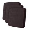 ANARACHON Leather Look Couch Cushion Covers Sofa Seat Slipcovers Sets Couches Furniture Protector for Sectional Armchair Loveseat Pets Kids Stretch Spandex Fabric (3 Cushion XL Sofa, Chocolate) view 1