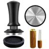 Jkjhbhged Coffee Espresso Tamper 51mm with WDT Tool Calibrated Spring Loaded, with Silicone Mat, for Espresso Coffee Machine Easy to Use view 1