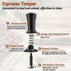 Jkjhbhged Coffee Espresso Tamper 51mm with WDT Tool Calibrated Spring Loaded, with Silicone Mat, for Espresso Coffee Machine Easy to Use view 3