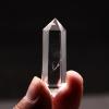 OQATNXUR Natural Crystal Rough 1Pc Natural Clear White Crystal Double Terminated Point Hexagonal Prism Column Quartz Wand Handcraft Decoration view 2