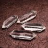 OQATNXUR Natural Crystal Rough 1Pc Natural Clear White Crystal Double Terminated Point Hexagonal Prism Column Quartz Wand Handcraft Decoration view 4