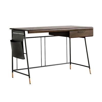 SONGCHAO Corner Desk 39"/47" Home Office Den Workstation Modern Office Desk with Drawers and Side Storage Pockets Computer Desk Study Desk Computer Desk (Size : 1.0 Meters)