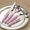 24-Piece Flatware Set, Service for 6Steak cutlery set with knife, fork, and spoon, stainless steel Western-style single-person high-beauty three-piece complete set view 3