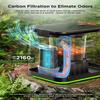 GoveeLife Smart Electric Composter for Kitchen, 3L Compost Bin Indoor with App & Voice Control, Auto-Cleaning, 3 Modes, Turn Food Waste to Fertilizer for Garden, Food Waste Compost Machine view 4