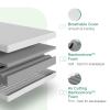 Novilla Queen Size Mattress, 10 Inch Foam Mattress, Double Air Zone Queen Mattresses with Flippable Design for Back & Side Sleeper, Tight Top Mattres with Breathable Fabric Cover view 2