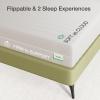 Novilla Queen Size Mattress, 10 Inch Foam Mattress, Double Air Zone Queen Mattresses with Flippable Design for Back & Side Sleeper, Tight Top Mattres with Breathable Fabric Cover view 3