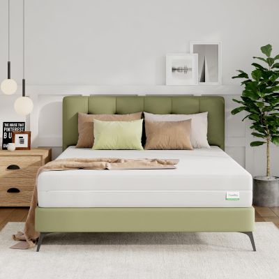 Novilla King Mattress, 12 Inch Foam Mattress, Block Cutting Design King Size Mattresses Provide Double Air Zone, Flippable Kings Mattresses for Back & Side Sleeper