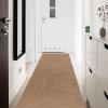 PENFHF Custom Size Runner Rug 2' x 79' Rubber Backing Non-Slip for Hallway Entryway Laundry Stair Bathroom Kitchen Indoor Outdoor Area Rug Carpet, Beige view 1
