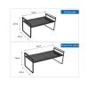 HomeLoft Basics Extendable Kitchen Cupboard Shelf Expandable Storage Rack Shelf Kitchen Shelf Organiser,Spice Racks,Cupboard Shelf,Suitable for Home and Kitchen Storage view 2