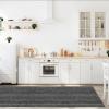 PENFHF Custom Size Runner Rug 4' x 73' Rubber Backing Non-Slip for Hallway Entryway Laundry Stair Bathroom Kitchen Indoor Outdoor Area Rug Carpet, Grey Strip view 3
