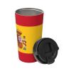 WANGHAHA Spanish Flag Print Thermal Coffee Tumbler Stainless Steel Reusable Coffee Mug,Gift For Men Women view 2