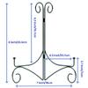HEMYLU Plate Display Stands with Hinged Folding Design, 8 Inch Picture Frame Stand for Tables, Decorative Easels for Plates, Photos, Cards and Books, 8 Black view 3