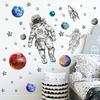 MEFOSS Astronaut Wall Stickers Planet Space DIY Vinyl Removable Large Wall Decals Art Decorations Decor for Kids Bedroom Living Room Playroom Nursery view 1