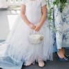 YLSZHYR Large Flower Girl Baskets for Weddings,Fairy Lace Bowknot Wedding Flower Basket Satin Lace Collection, Decoration Flower Scattering Basket Wedding Supplies(#1) view 4