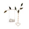 LKPOMI Rooted in Love Swing Sculpture Farmhouse Wall Decor Rustic Iron Art Wall Hanging Decoration Metal Family Sculpture for Living Room Home Decor(Five People) view 1