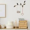 LKPOMI Rooted in Love Swing Sculpture Farmhouse Wall Decor Rustic Iron Art Wall Hanging Decoration Metal Family Sculpture for Living Room Home Decor(Five People) view 3