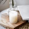 Luxshiny Glass Candle Cover Windproof Cylinder Candle Holder 3.94X2.36X3.94 Inches Clear Glass Hurricane Holder for Home Decor Wedding Banquets view 3