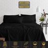 Shrinita Real 1000 Thread Count, 100% Egyptian Cotton, 18"" Deep Pocket Sheet Set [42"" X 80""] Truck Size, Black Color Bedsheet Sets, RV Camper Motor Home bunk Cot Bed Boat Sheet Set view 3